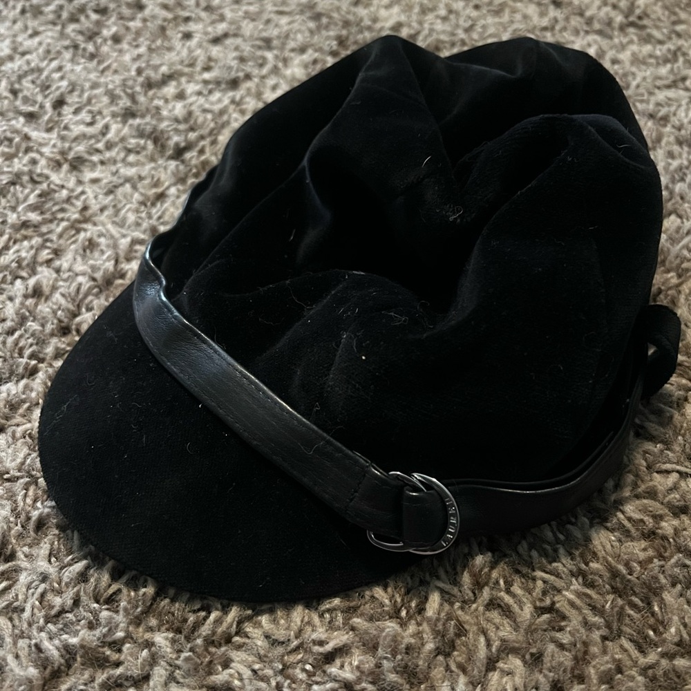 Ralph Lauren Black Velvet Hat